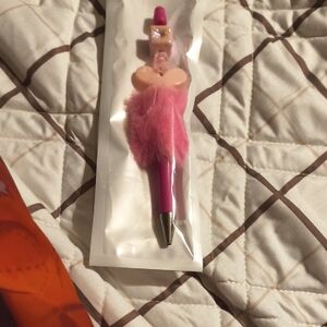 Pink Fluffy Pen